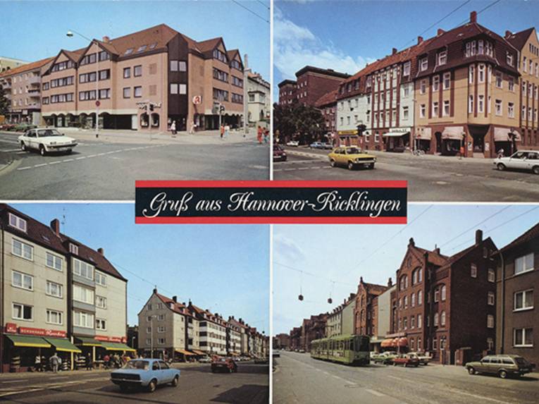 Gruß aus Hannover Ricklingen, Fotopostkarte ohne Jahr